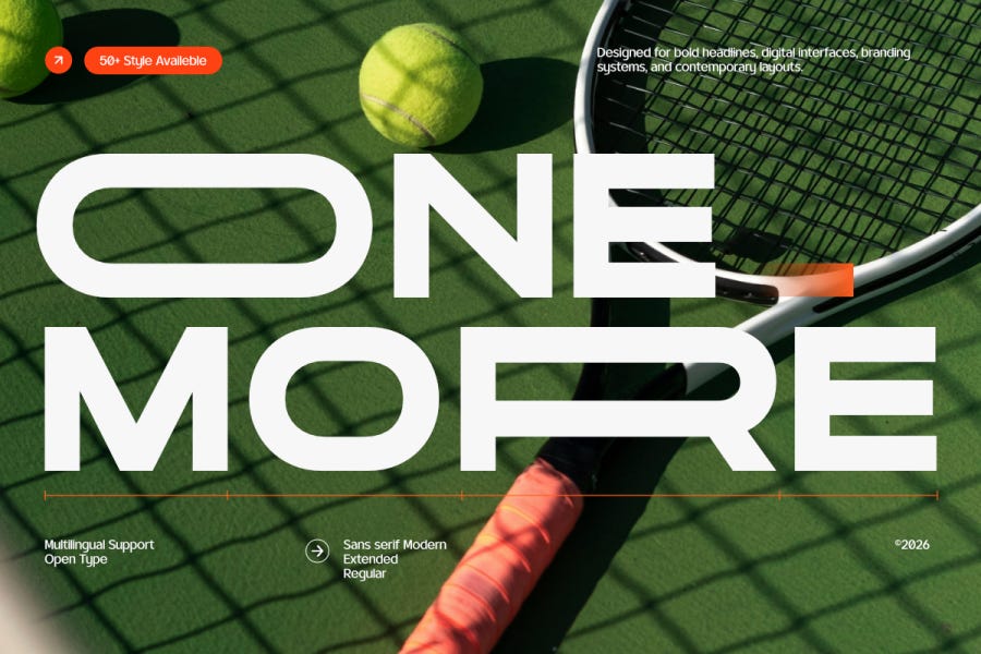 One More Sans Serif