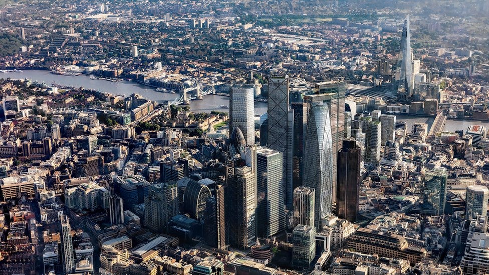 City of London office space demand continues to rise - BBC News