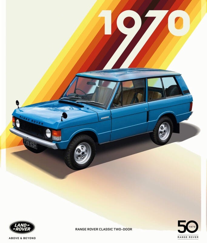 Range Rover Ad from 1970