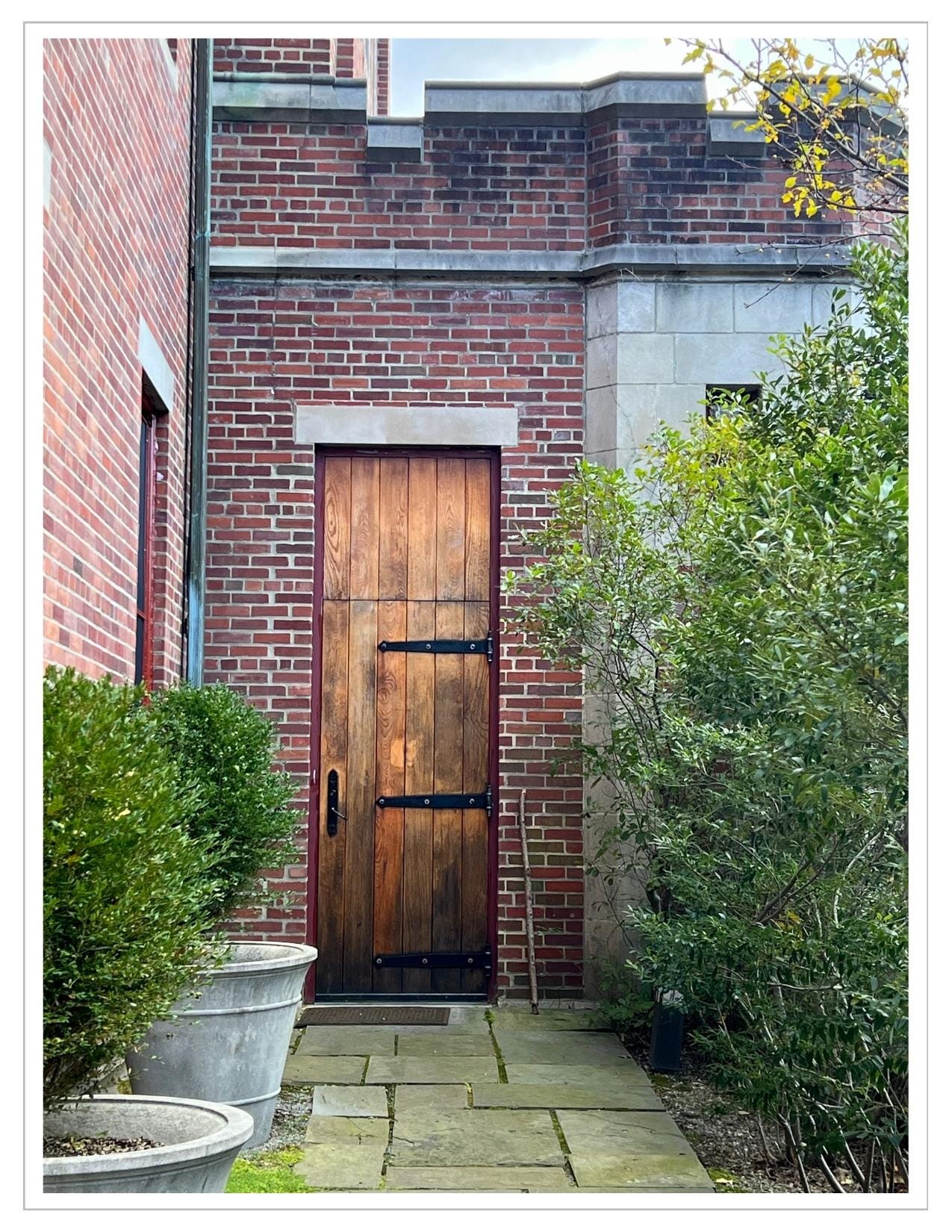 External Wooden Door into Monastery