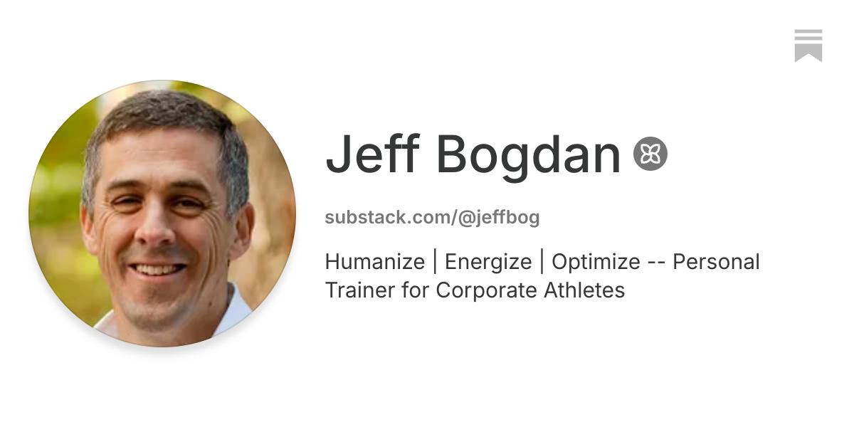 Jeff Bogdan | Substack