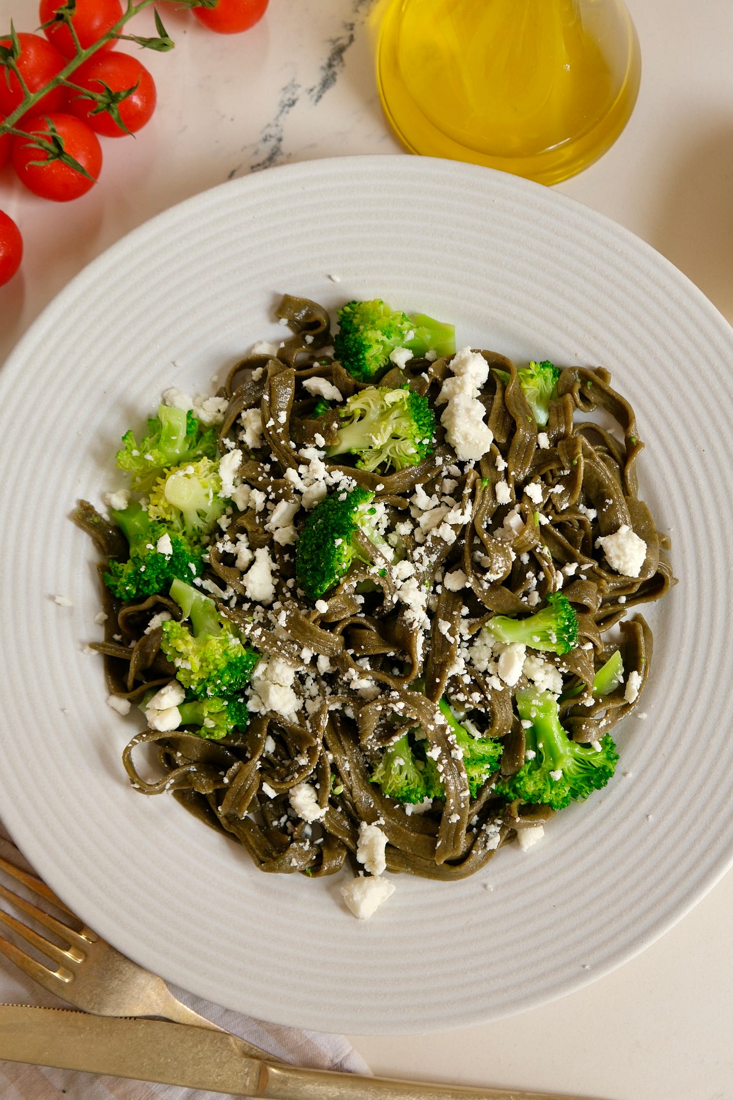 High-Protein High-Fiber Spinach Hemp Tagliatelle High-Protein High-Fiber Spinach Hemp Tagliatelle
