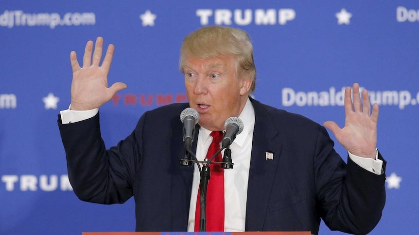 Donald Trump shrugs off jihadist video that uses his Muslim ban remarks -  ABC News