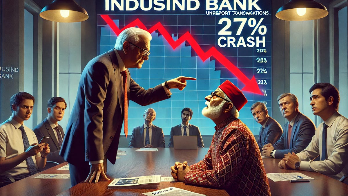 IndusInd Bank Stock Crashes 27% – 🚨How Bad Can It Get?