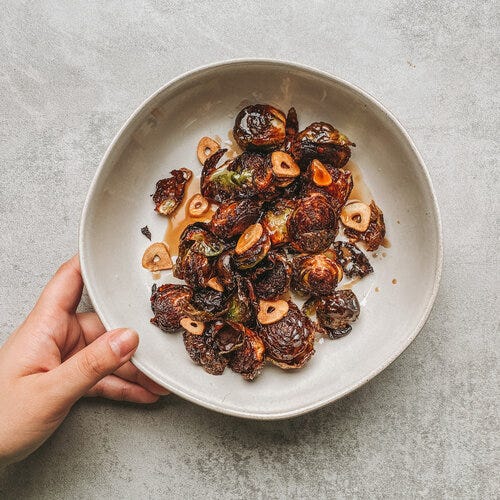 Charred Brussels (pg. 207)