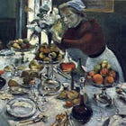 Flying dinner plates, Tikhon!