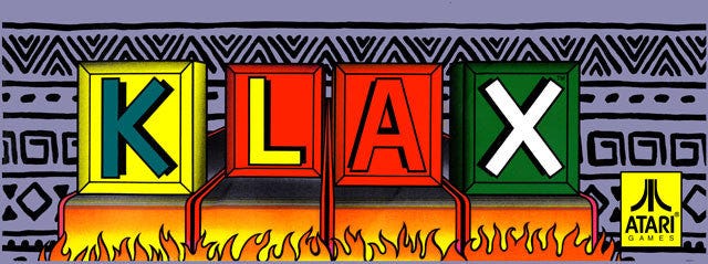 Klax Arcade Marquee – Escape Pod Online
