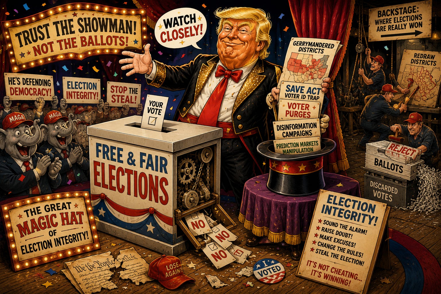 A “NO” Vote for Democracy: How Trump and His Cronies Are Planning to Steal the Next Election