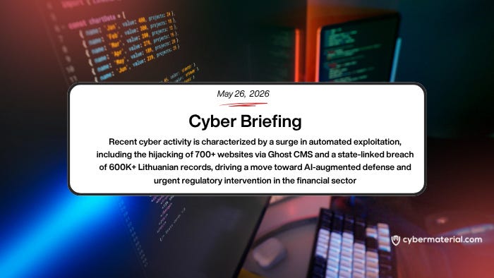 Cyber Briefing for May 26, 2026 – CyberMaterial