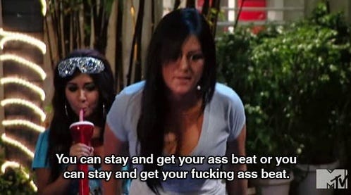 Jwwow #JerseyShore | Jersey shore, Snooki and jwoww, Cabs are here