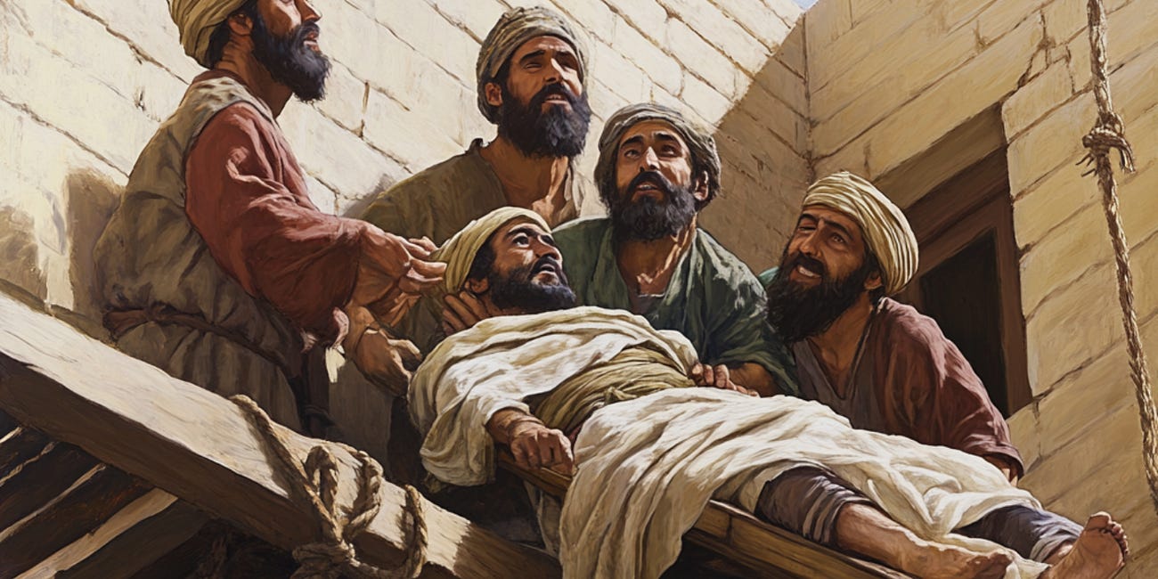Roof-Ripping Faith: Why You Need Four Crazy Friends