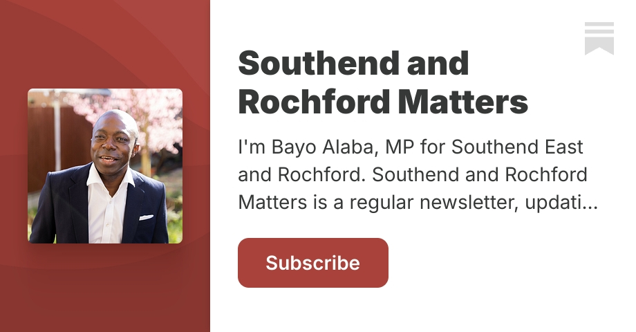 Robin Rochford Southend and Rochford Matters | Bayo Alaba | Substack