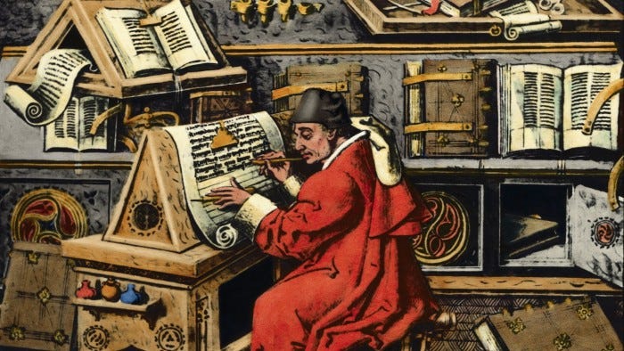 The Medieval Scriptorium — why scrolling is nothing new