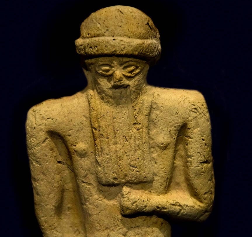 The demonic Mesopotamian deity Lamashtu The demonic Mesopotamian deity Lamashtu