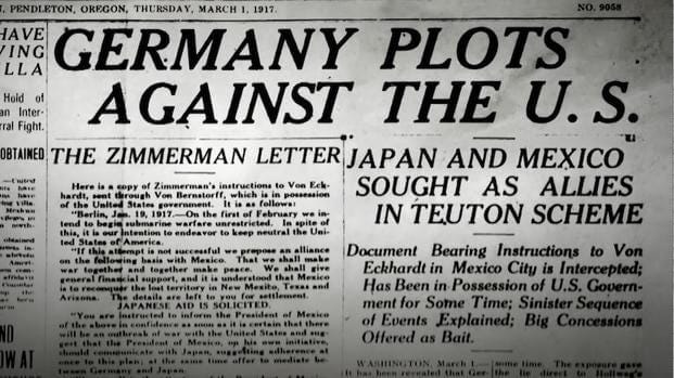 The Zimmerman Telegram & the Road to the Great War | Military.com The Zimmerman Telegram & the Road to the Great War | Military.com