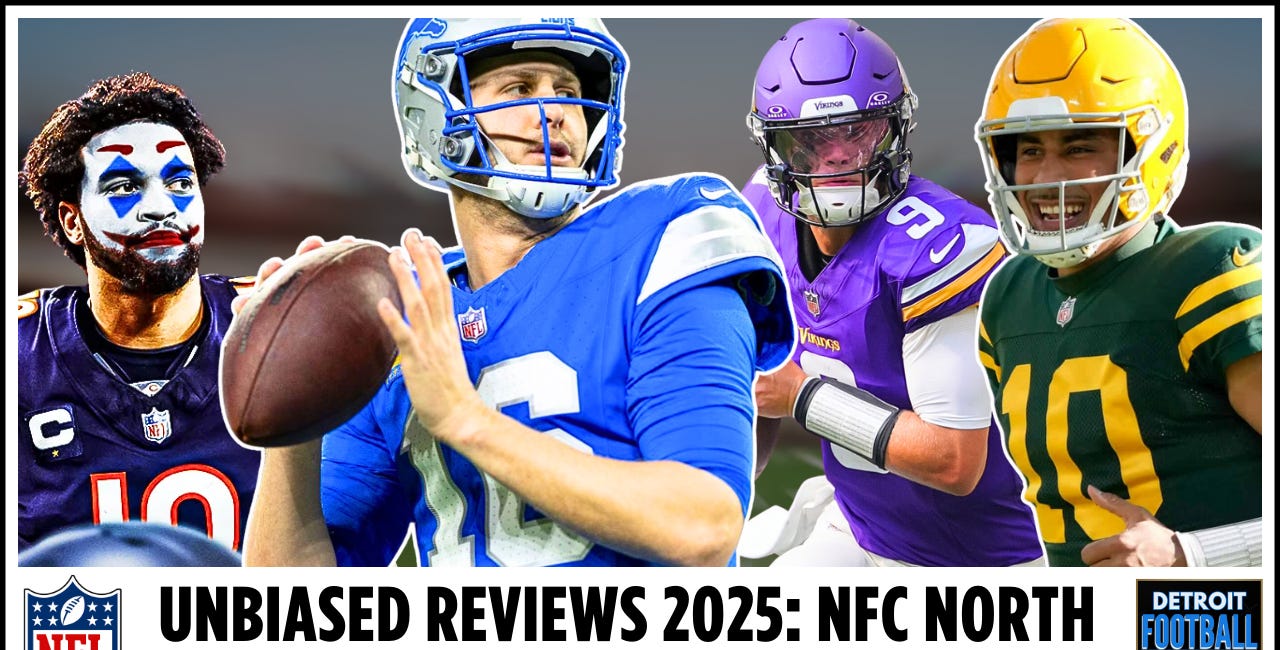 The NFC North's Top Ranked Quarterback Is Once Again Jared Goff - It's Not Close