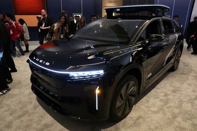 Lucid, Uber and Nuro Reveal Production-Ready Robotaxi at CES 2026