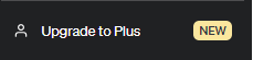 ChatGPT "Upgrade to Plus" button