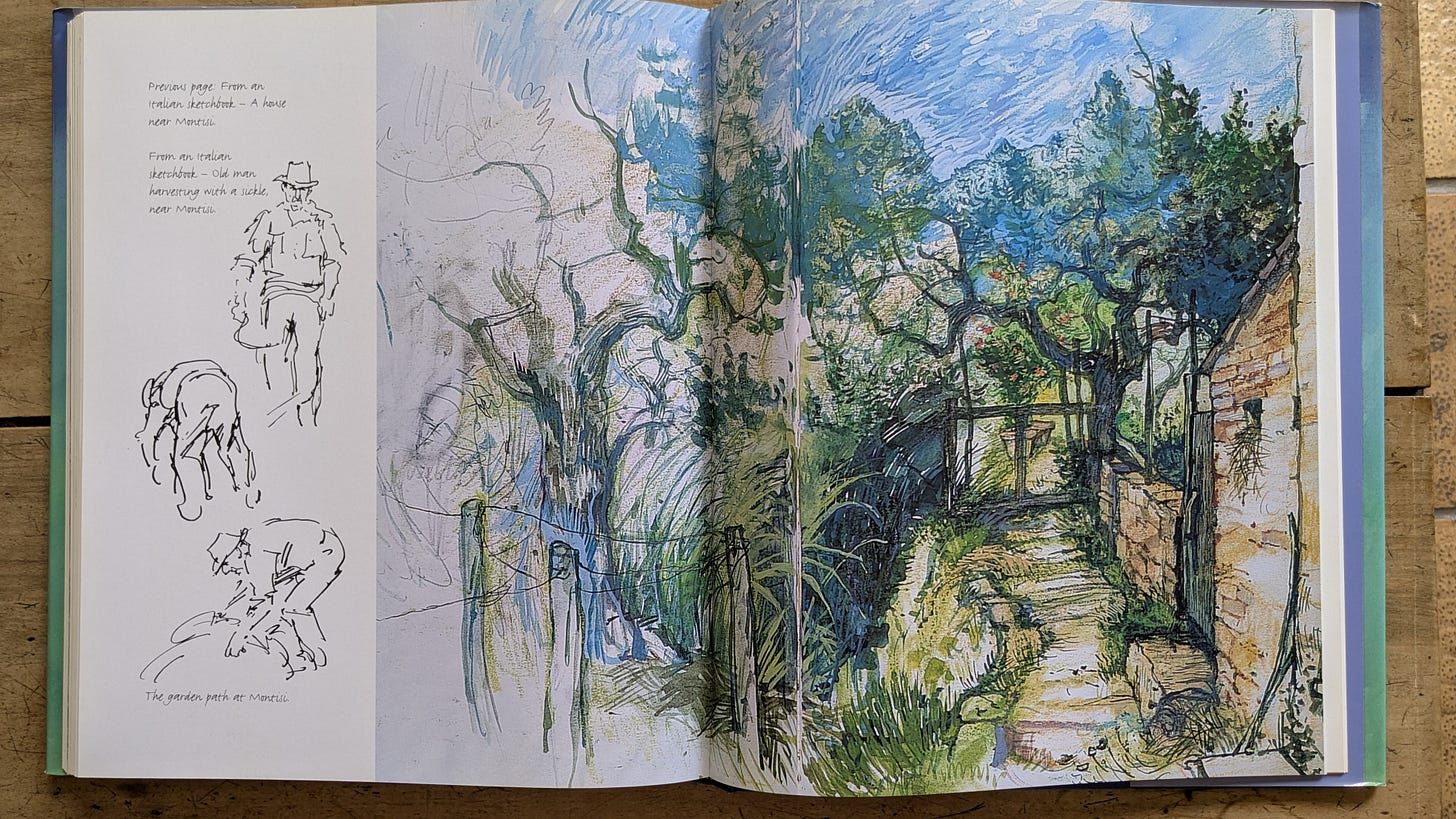 Shirley Hughes Italian sketchbook from A Life Drawing
