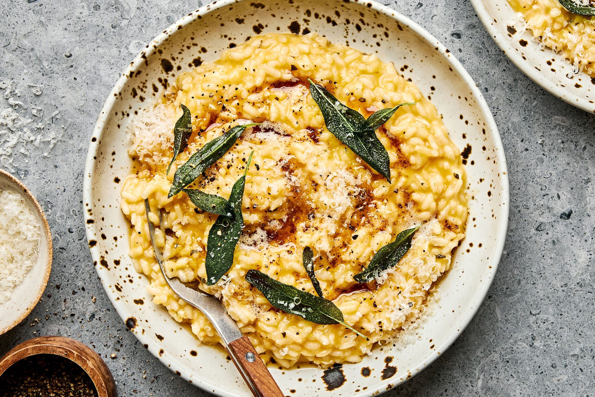 Butternut Squash Risotto with Sage - by Holly Erickson