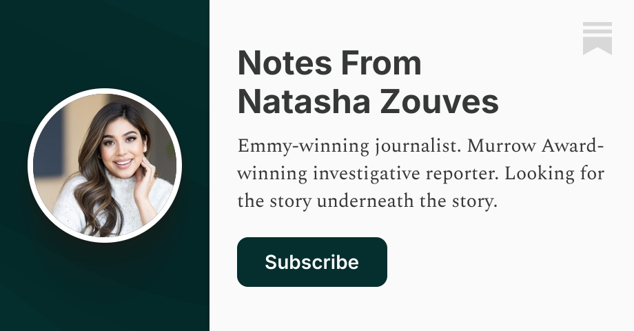 Notes From Natasha Zouves | Substack
