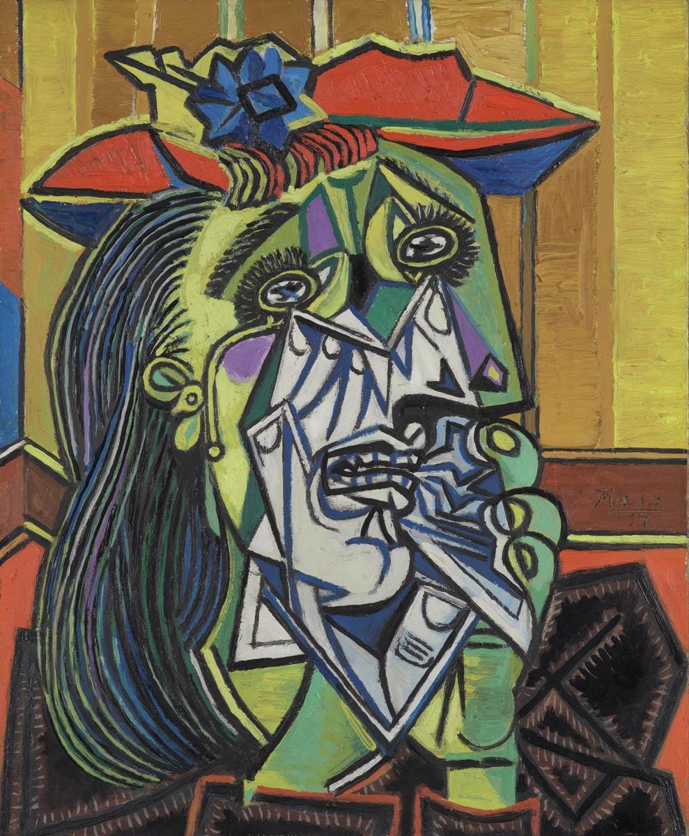 Pablo Picasso, The Weeping Woman, 1937 Pablo Picasso, The Weeping Woman, 1937