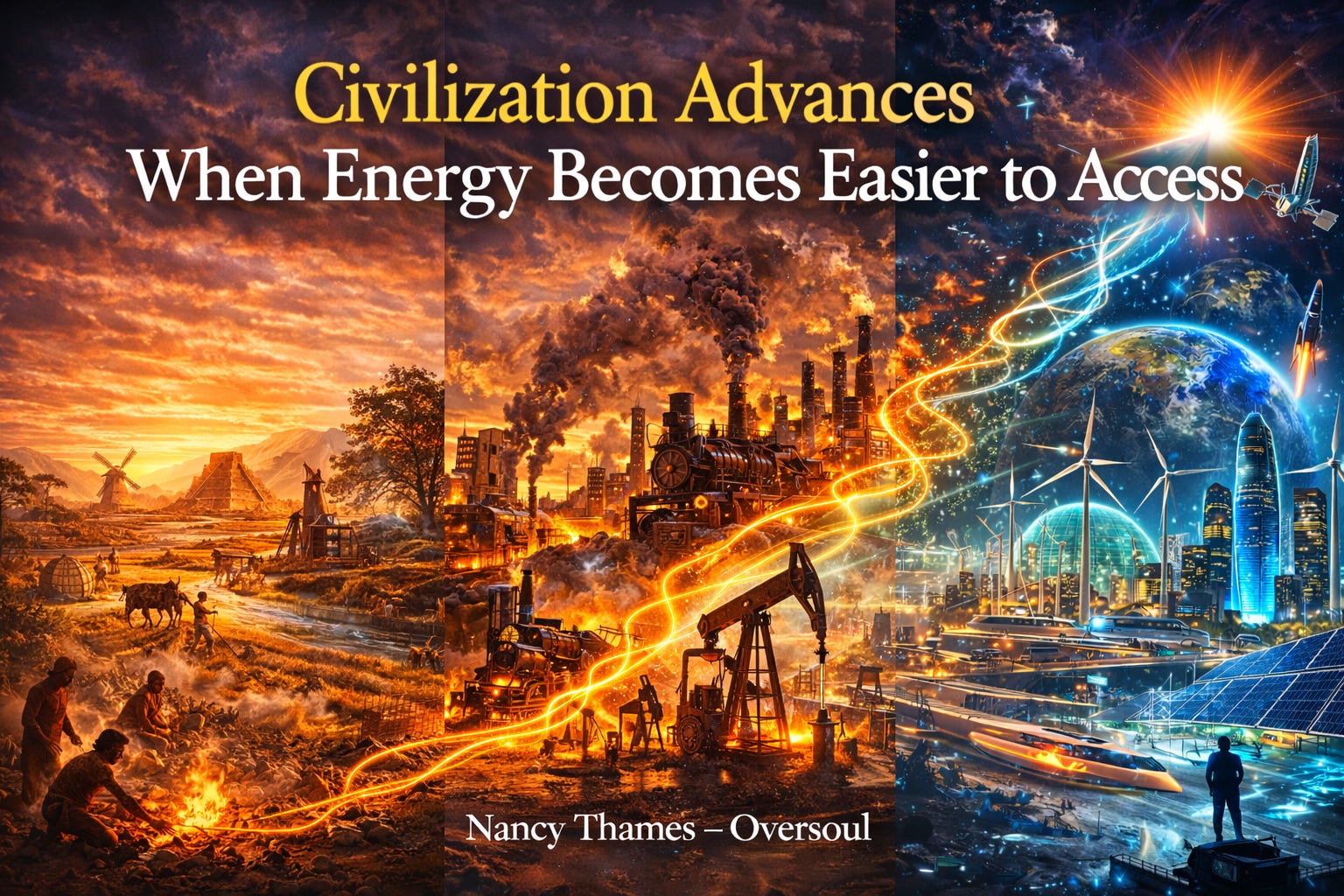 Power Invention Civilization Civilization Advances When Energy Becomes Easier to Access