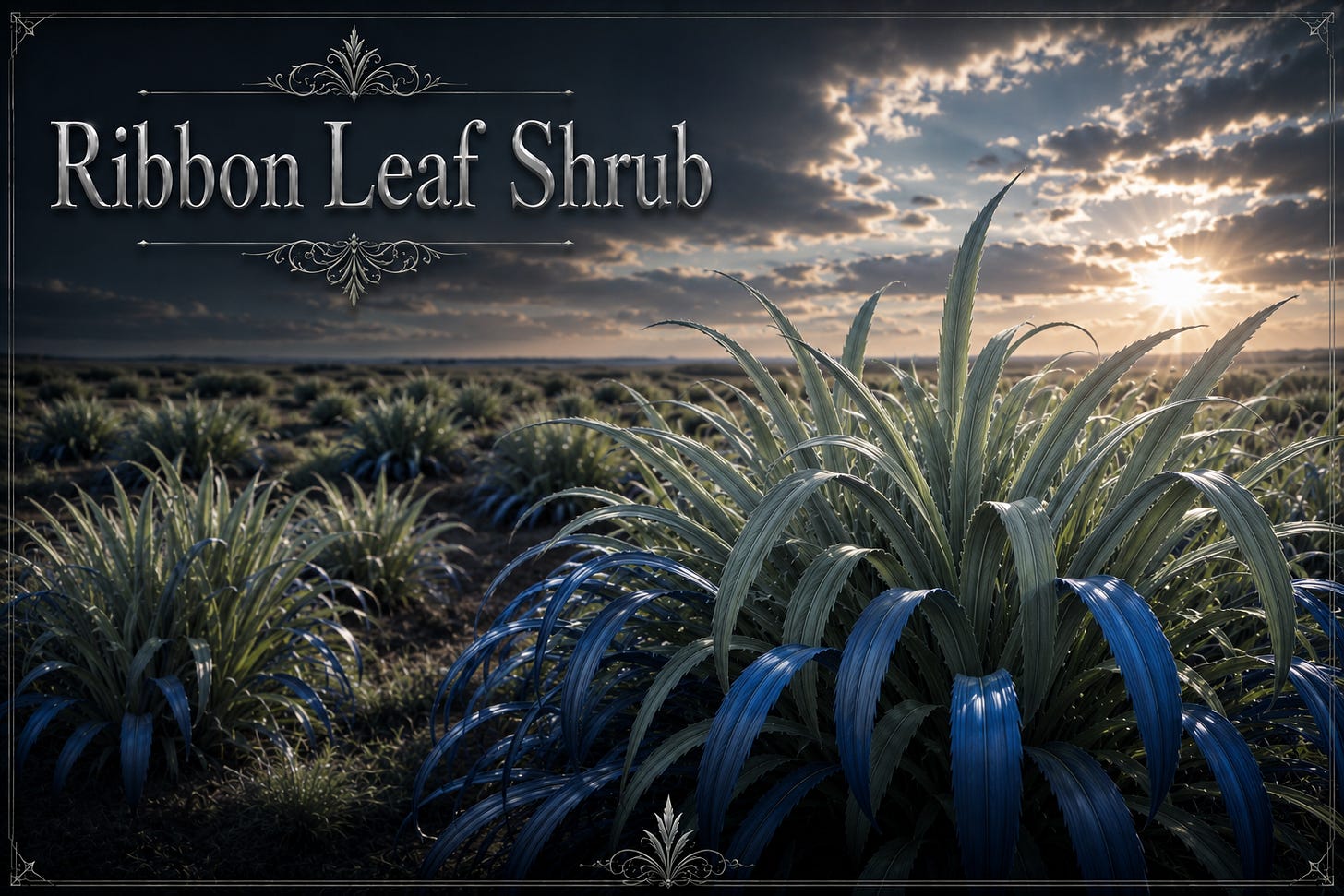 Ribbon Leaf Shrub Image
