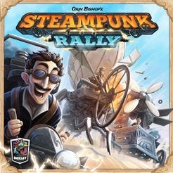 Board Game Covers: Planet Steam, Mission Red Planet, Leviathans, City of the Great Machine, Steampunk Rally