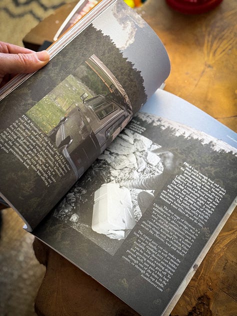 advanture magazine with film and medium format photography