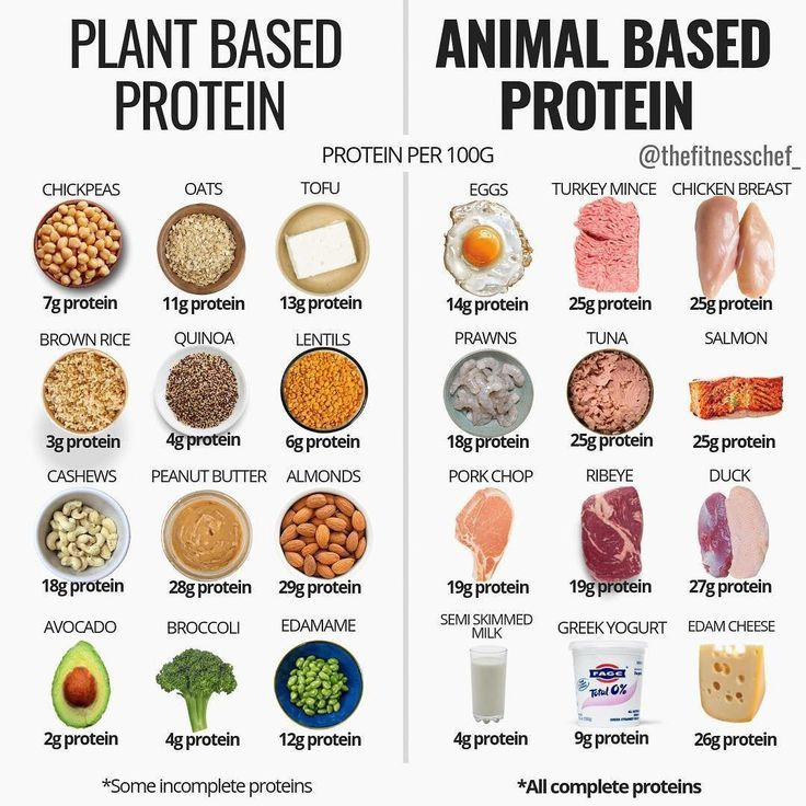 Foods High In Protein Printable List