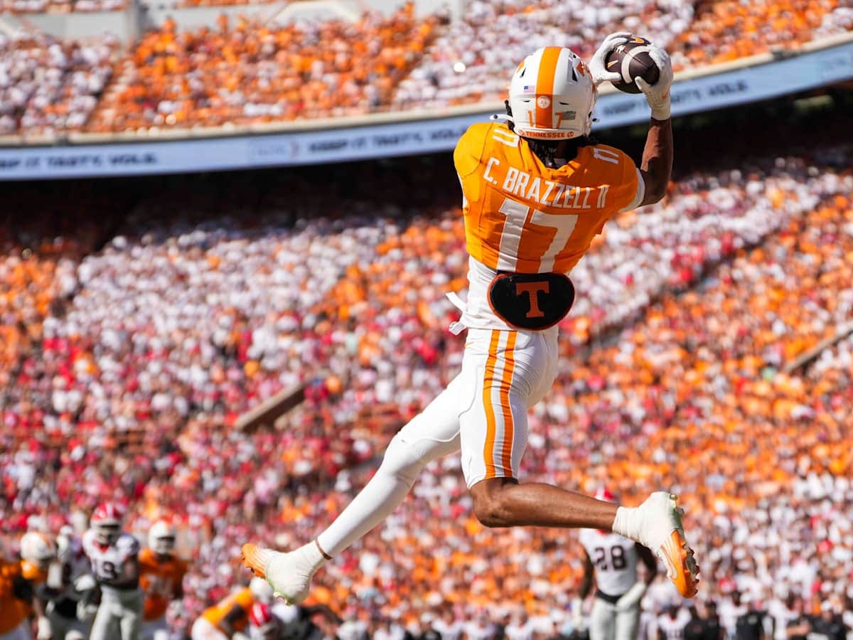 Tennessee wasted an All-Time performance by Chris Brazzell II in loss to Georgia Tennessee wasted an All-Time performance by Chris Brazzell II in loss to Georgia