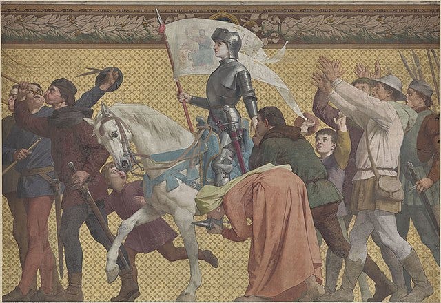 Pantheon, La vie de Jeanne d'Arc