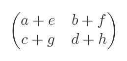 Matrix add