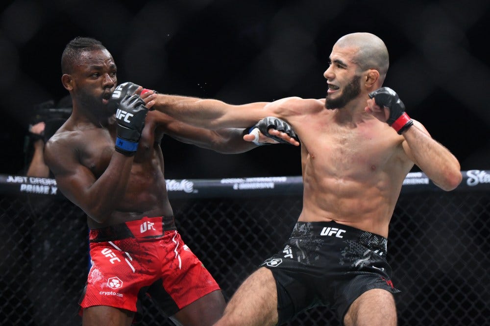 Muhammad Mokaev def. Manel Kape at UFC 304: Best photos