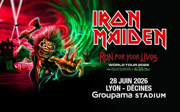 IRON MAIDEN à Lyon-Décines Groupama Stadium