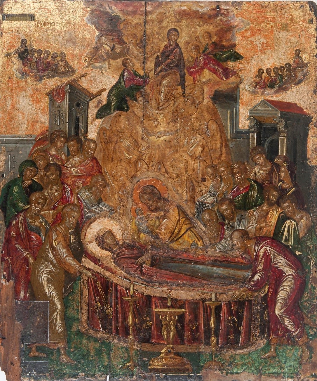 El Greco icon The Dormition of the Virgin