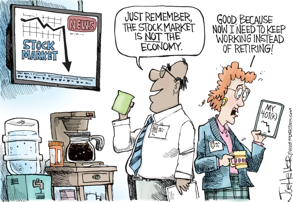 Drawn to the News: Stock market dive