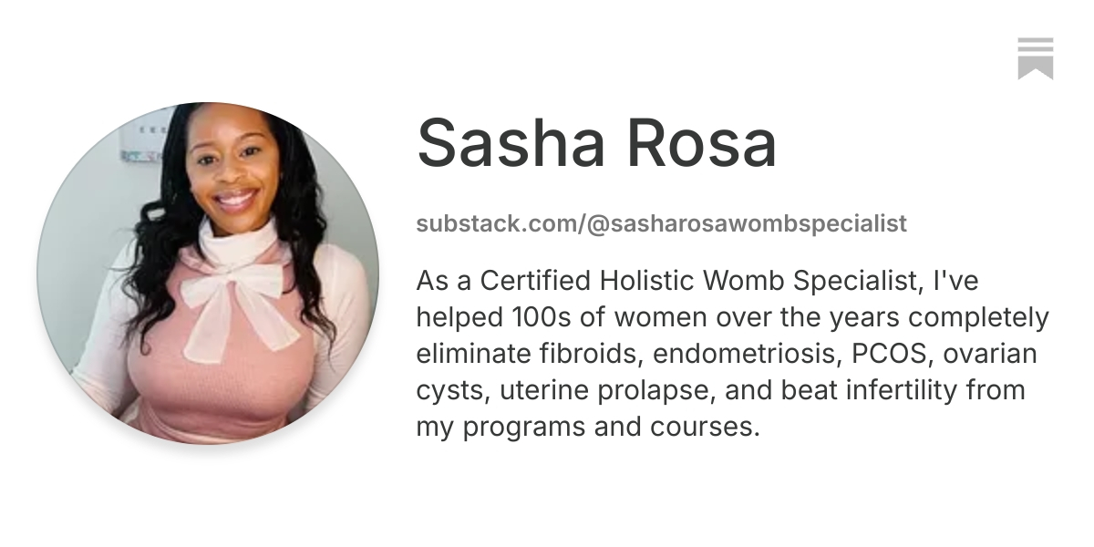Sasha Rosa | Substack