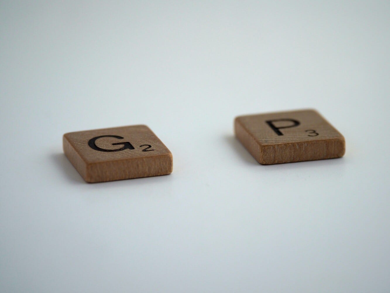 Scrabble tiles G and P to introduce Remote Working Creates Data Vulnerability Gap