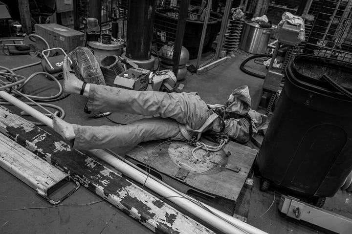 scenes from the engineering lab and business building 