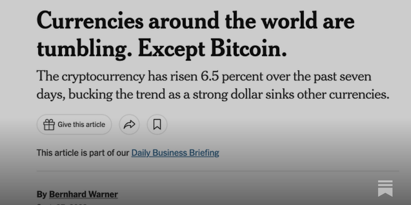 QE Is Back? And Druck Says Crypto Will Have A Renaissance?