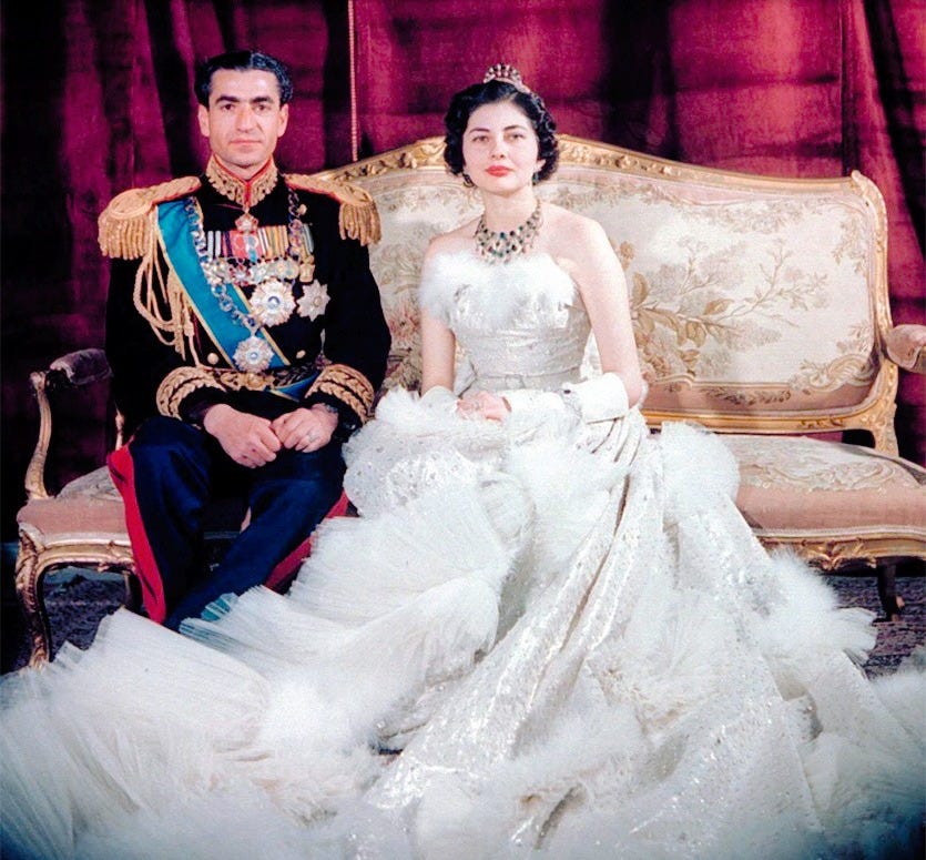 “Queen soraya looked so beautiful on her wedding. I love her necklace” - Submitted by Anonymous