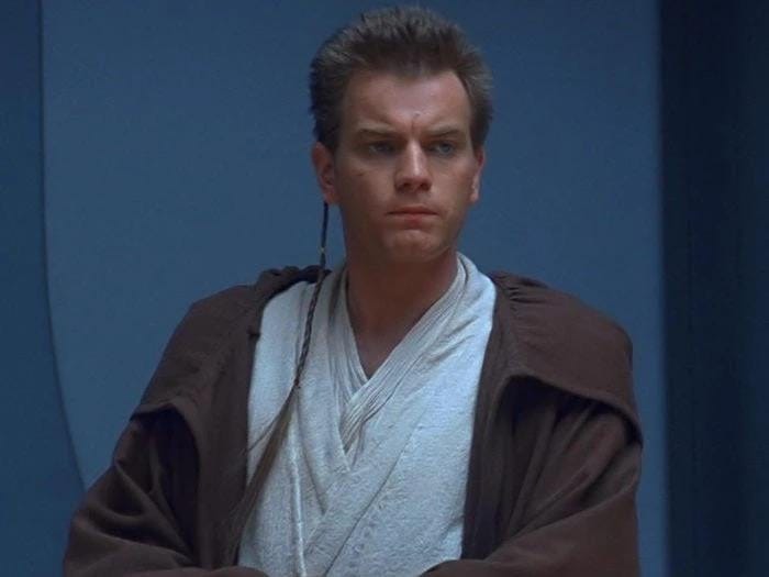 Obi-Wan's Padawan braid was quite long. Did he just have really long hair  at one point until there was only that spot to braid? : r/StarWars