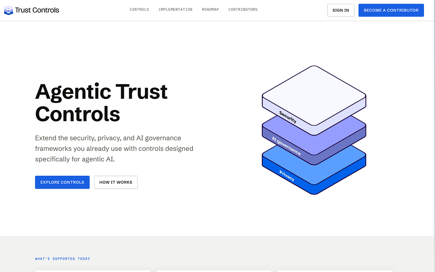 Agentic Trust Controls 框架示意