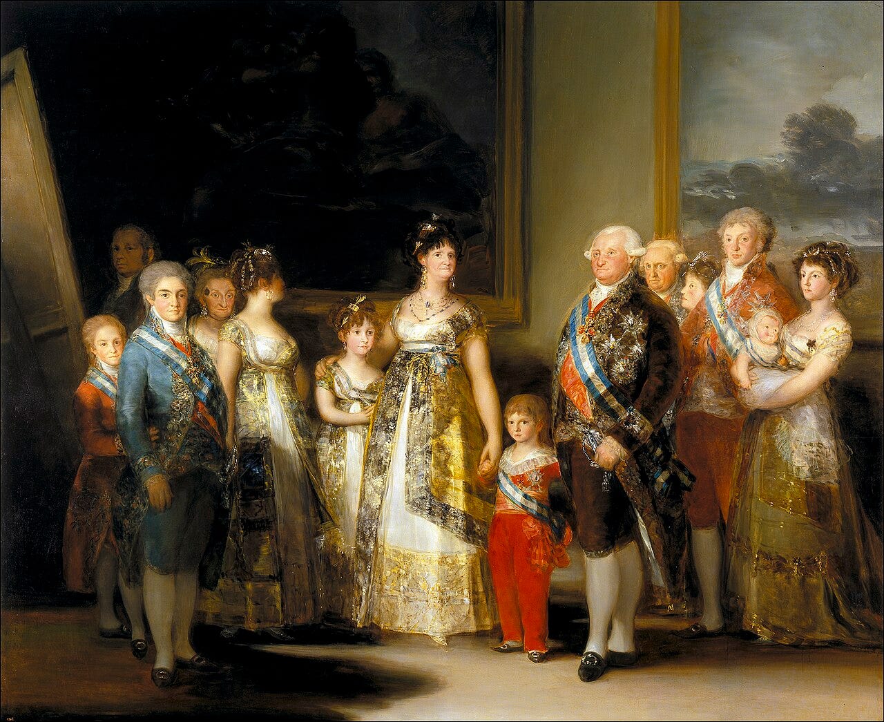 Spanish royal family group
