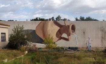 Manolo Mesa mural in Cadiz