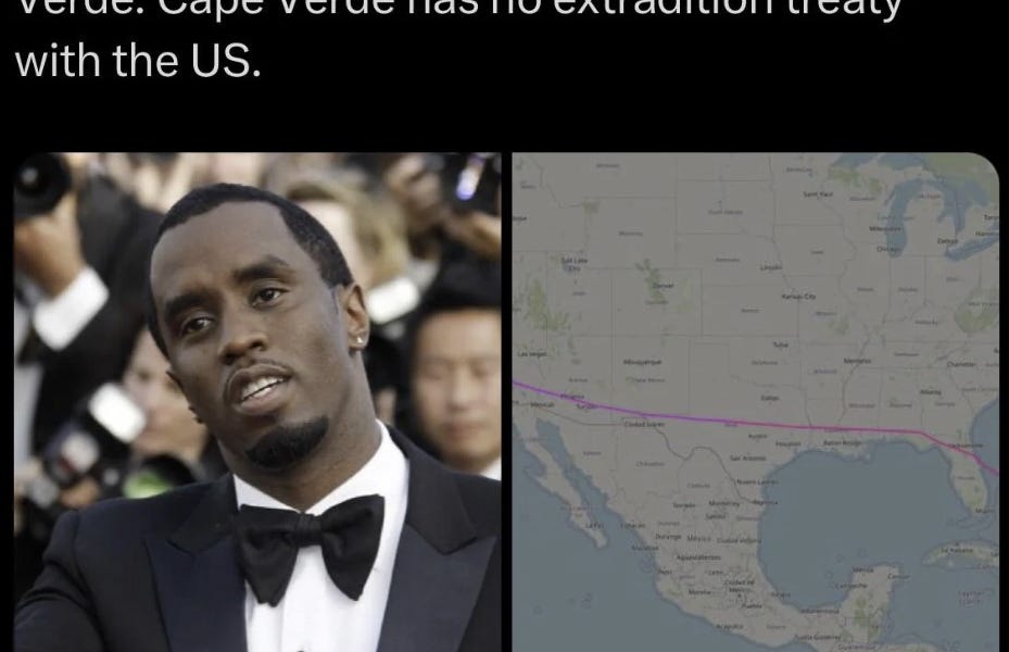 Why would P Diddy flee when facing charges for child sex trafficking?