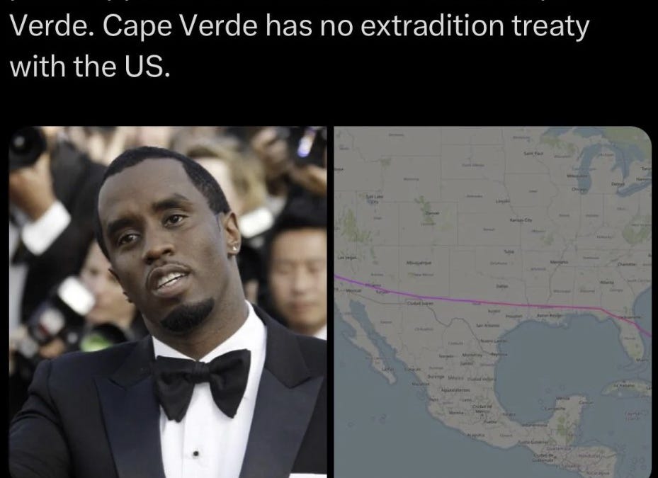 Why would P Diddy flee when facing charges for child sex trafficking?