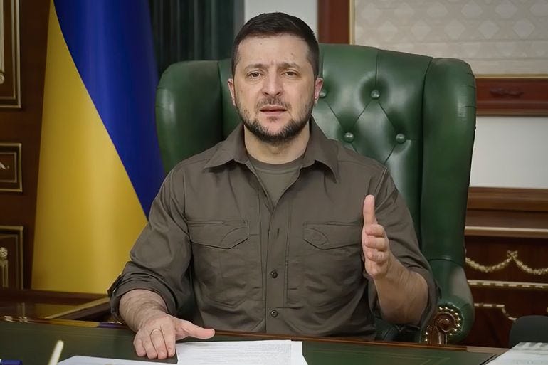 Ukrainian President Volodymyr Zelenskyy